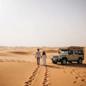 Read more about the article Desert Safari Dubai for Couples: Crafting Eternal Memories in the Golden Sands