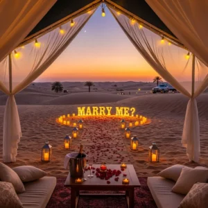 Read more about the article Dubai Proposal Safari Planning for a Breathtaking Engagement Experience