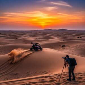 Read more about the article Dubai Desert Safari Photography Tips: Capturing the Golden Soul of the Arabian Wilderness
