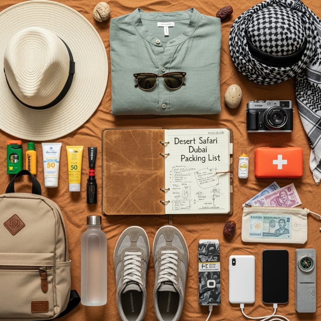 Read more about the article Dubai Safari Packing List 15 Essential Items for a Perfect Trip