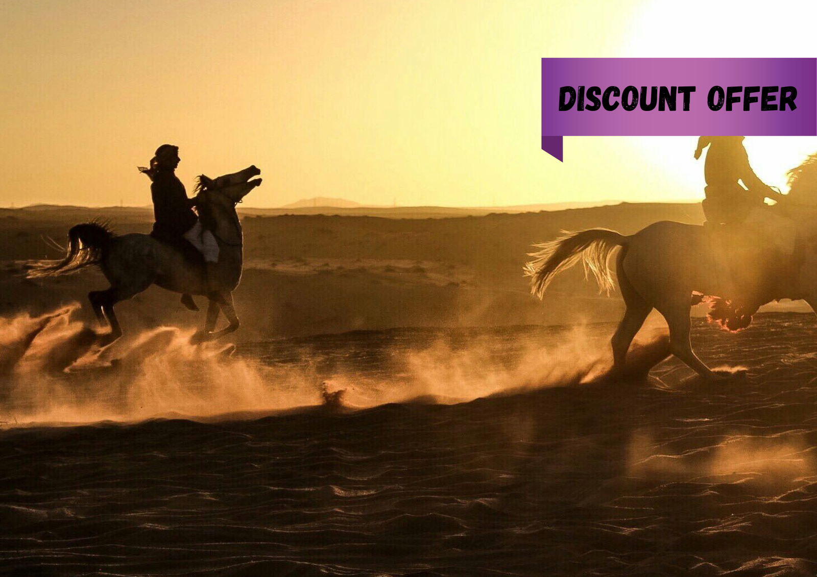 Horse riding desert safari tour